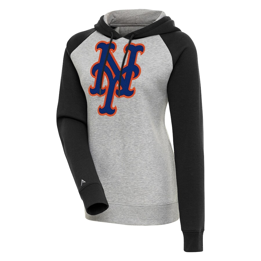 

Пуловер с капюшоном Antigua New York Mets, серый