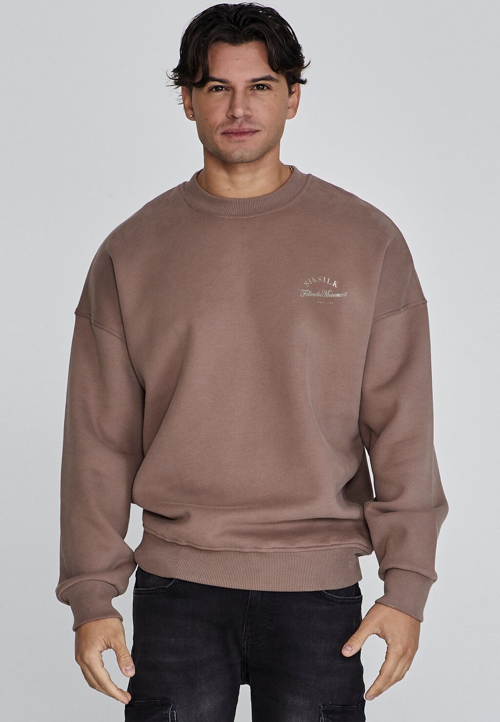 

Толстовка GRAPHIC SIKSILK, цвет brown