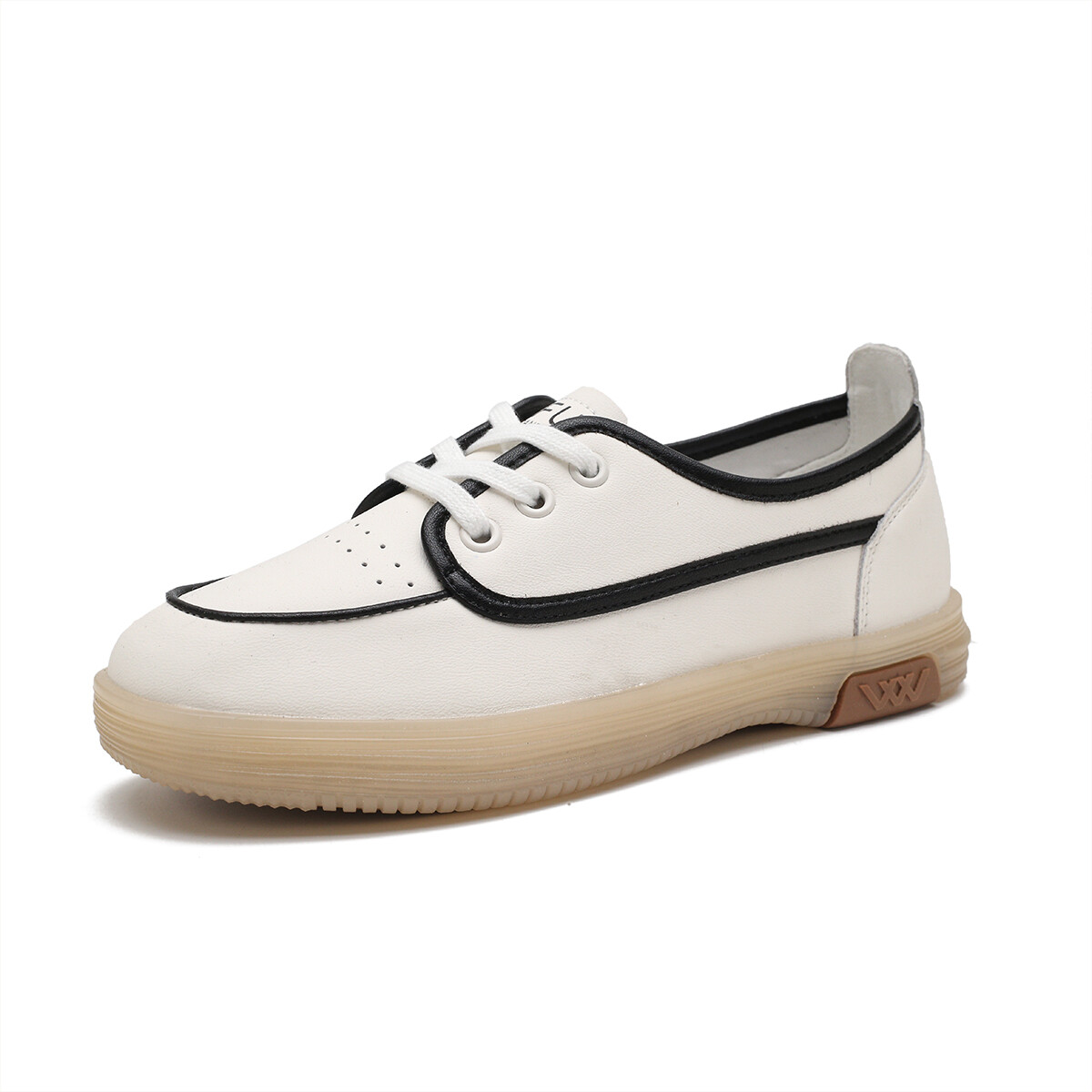 

Кроссовки D:FUSE SCANDINAVIA Skateboarding Shoes Women's Low-top Beige /Black, бежевый/черный