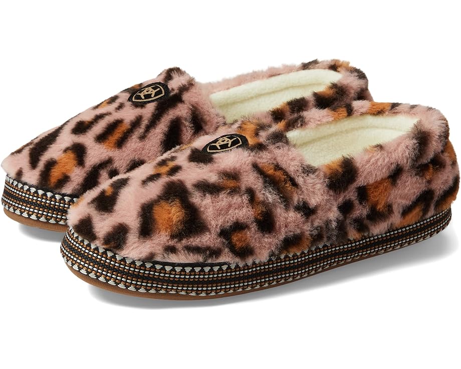 Домашняя обувь Ariat Snuggle Slipper, цвет Pink Leopard