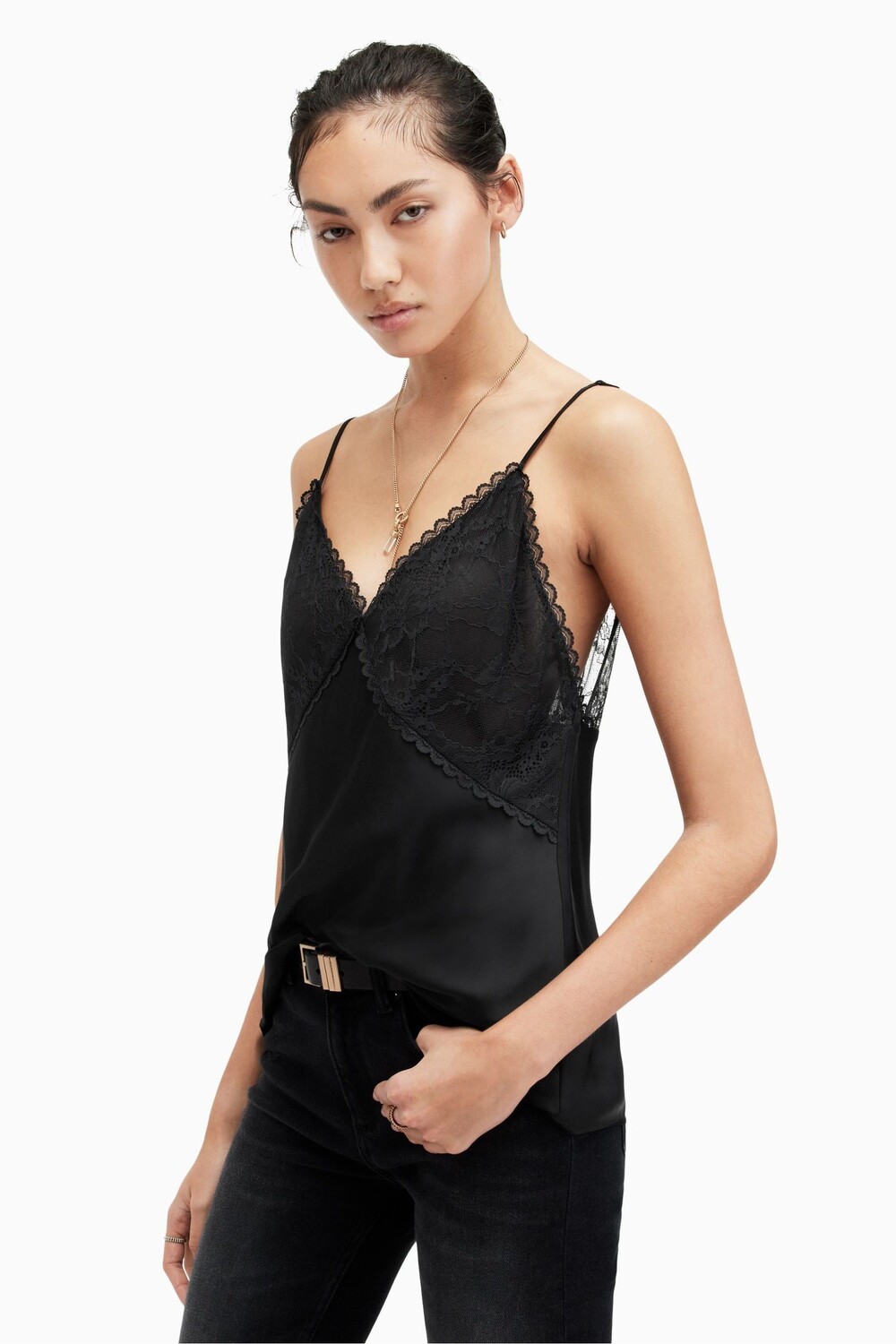 

Топ на бретельках Allsaints immy All Saints, черный