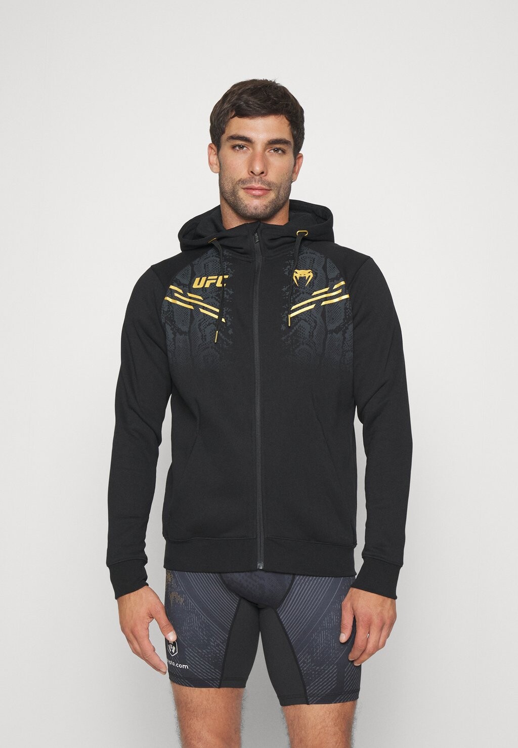 

Толстовка на молнии Replica Adrenaline Hoodies Venum, цвет black/gold