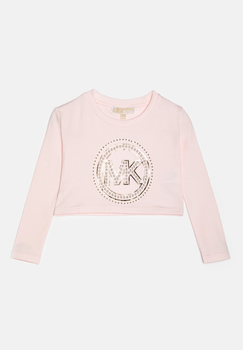 

Футболка с длинным рукавом Long Sleeve Michael Kors Kids, цвет pale pink