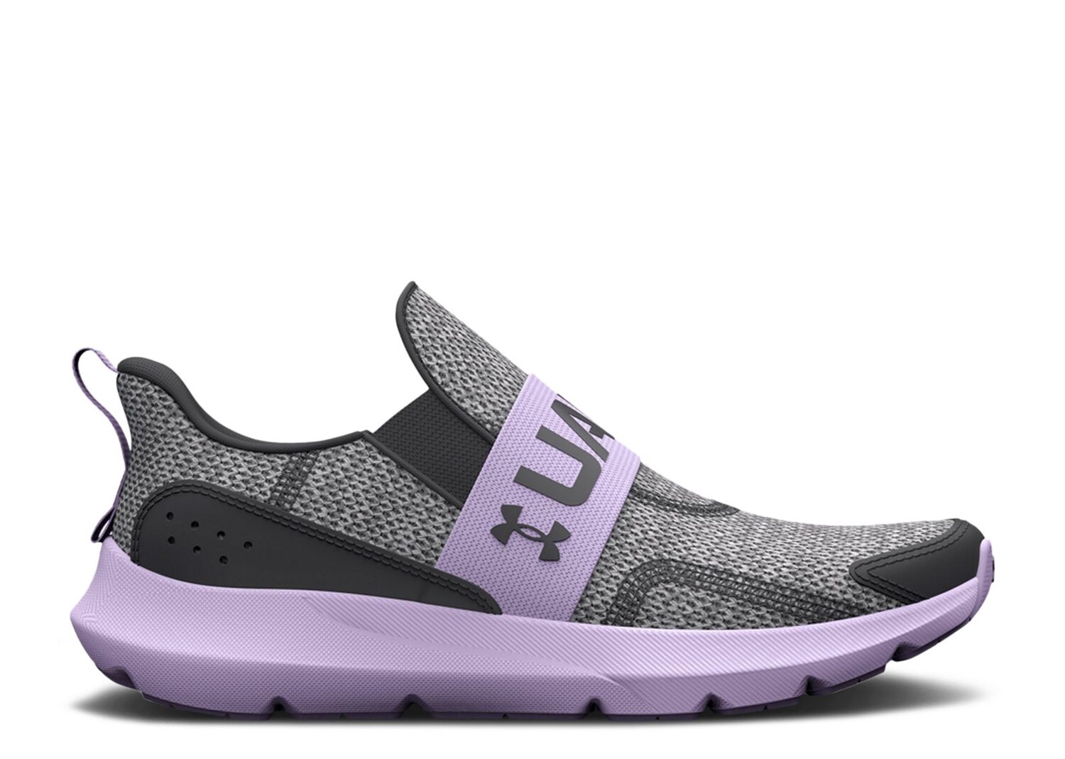 

Кроссовки Under Armour Surge 3 Slip Ps 'Jet Grey Nebula Purple', серый