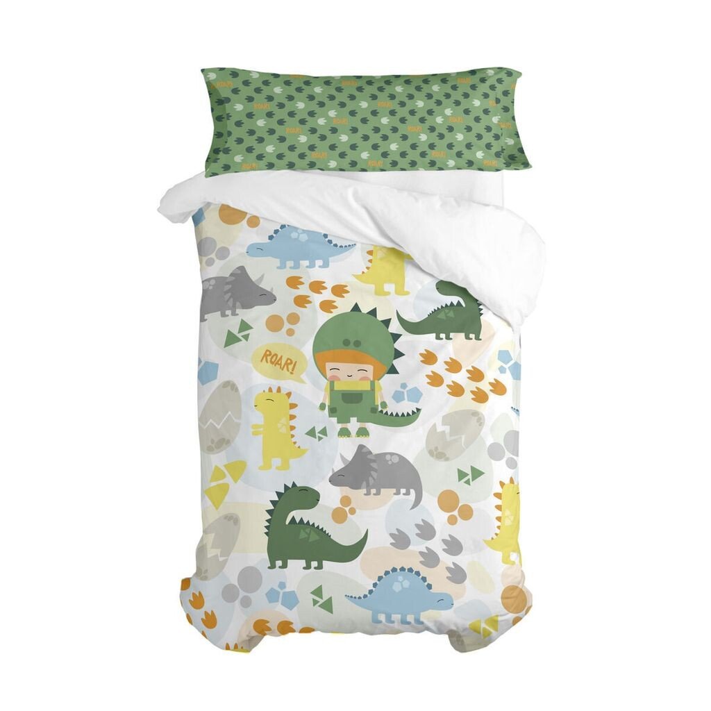 

Комплект пододеяльников HappyFriday Happynois Happydino Colorful Одноместный матрас, 2 предмета, мультиколор