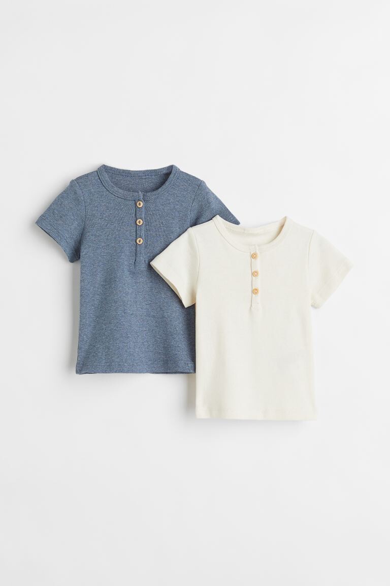 

Упаковка из 2 хлопковых футболок H&M