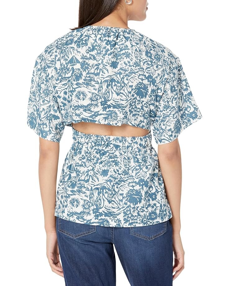 цена Топ Joie Renae B Top, цвет Porcelain/Indian Teal