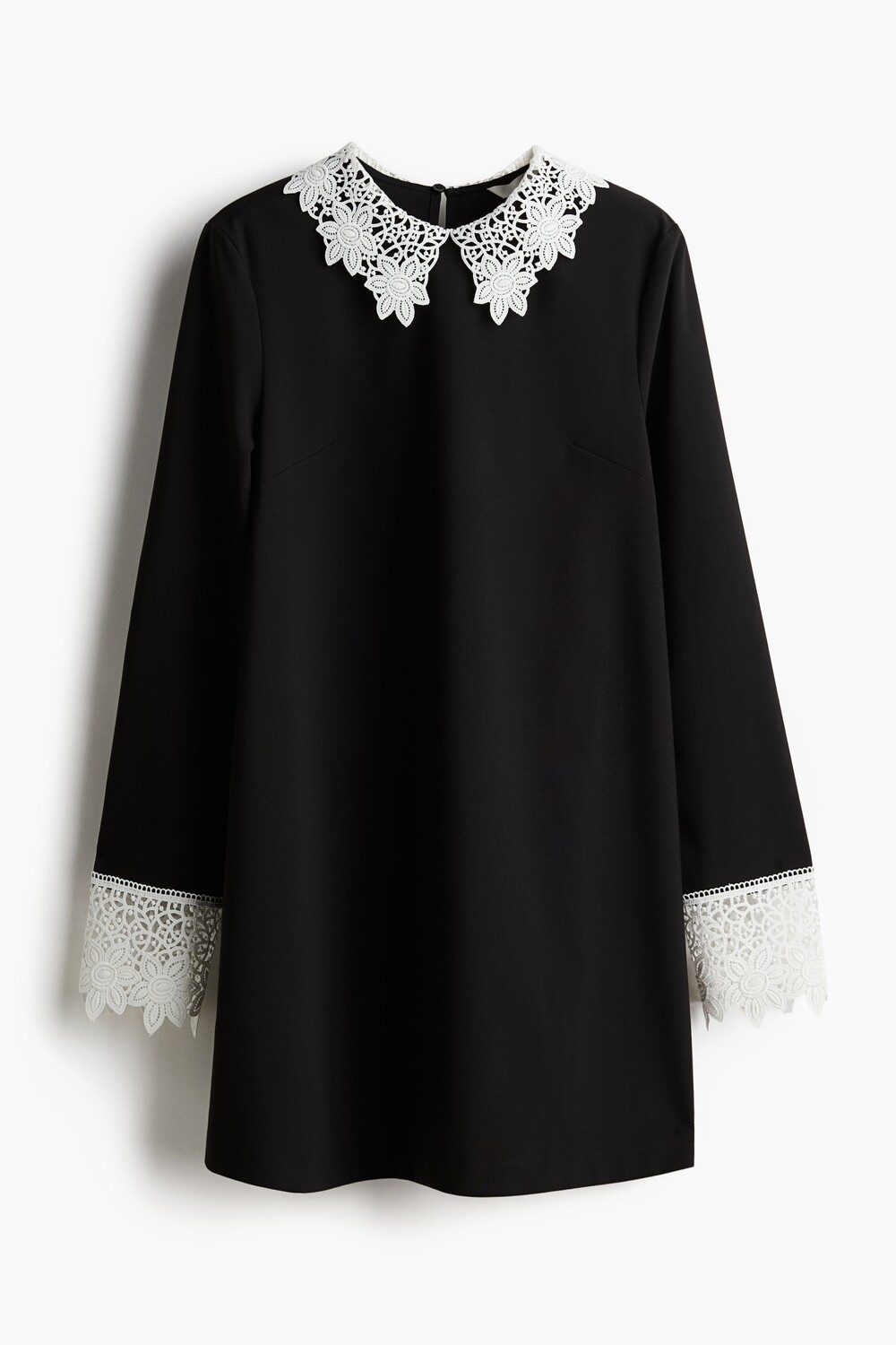 

Платье с кружевом H&M, черный