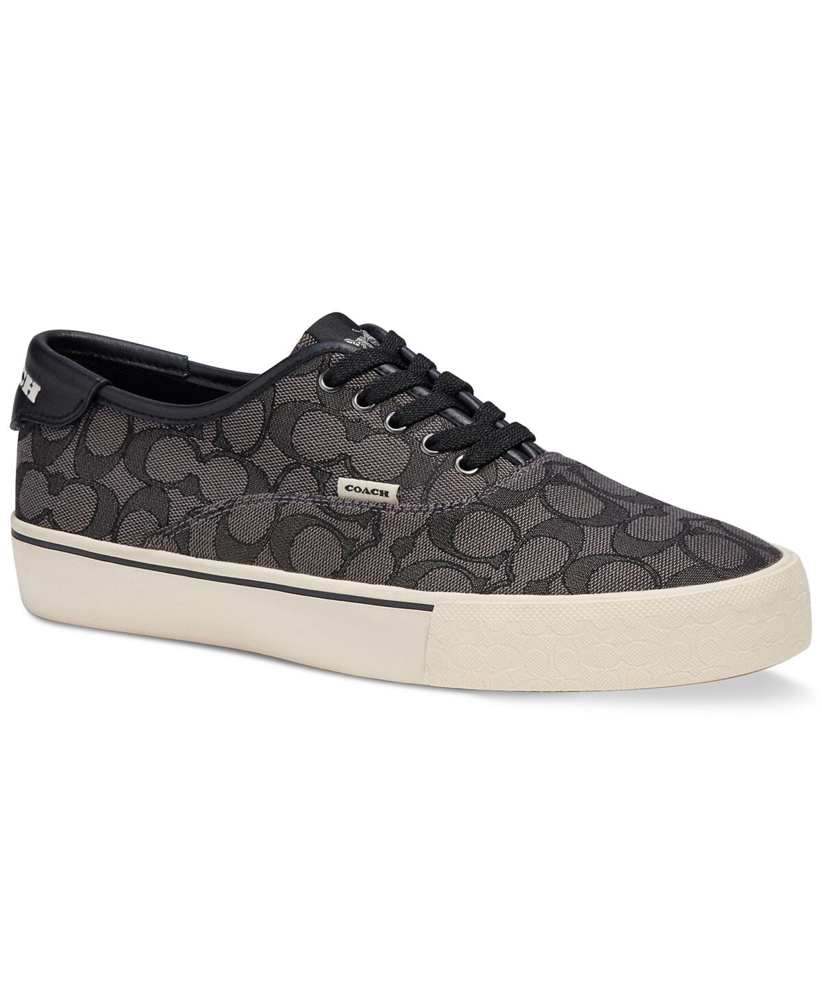 

Мужские жаккардовые кроссовки Skate Signature на шнуровке COACH