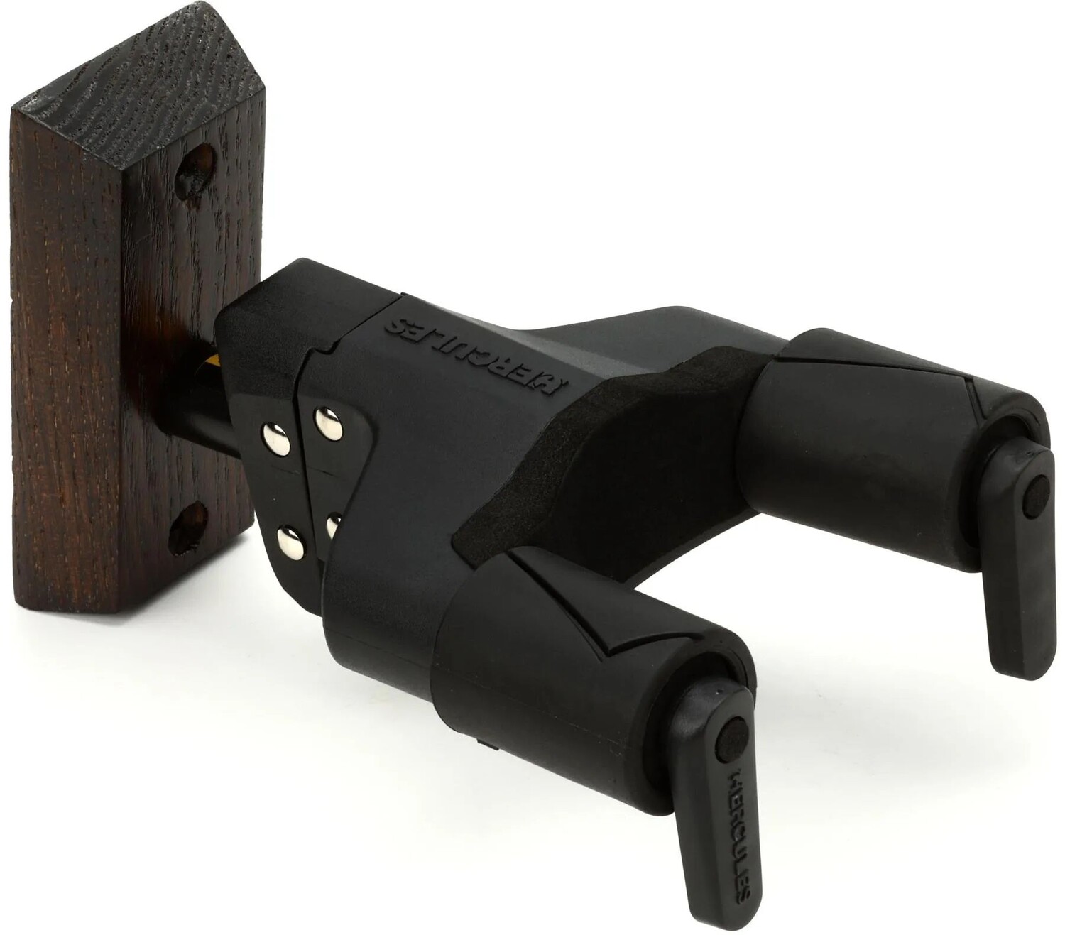 

Подставки Hercules GSP38WBWP PLUS с деревянным основанием на коротком кронштейне, настенное крепление для гитары с автоматической системой захвата - коричневый - эксклюзивный