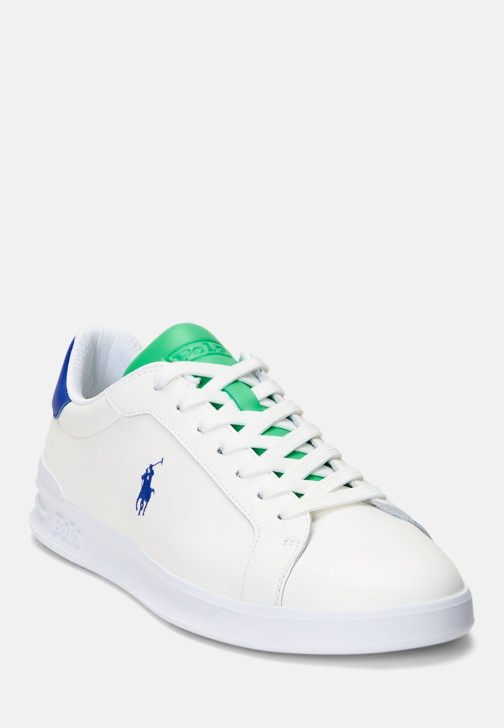 Кроссовки низкие HERITAGE COURT TOP Polo Ralph Lauren, цвет white/green/royal