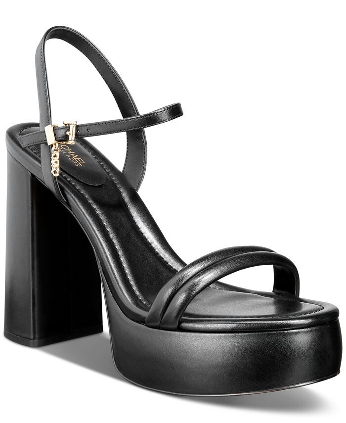 

Женские сандалии на платформе MICHAEL Laci с ремешком на щиколотке Michael Kors, черный