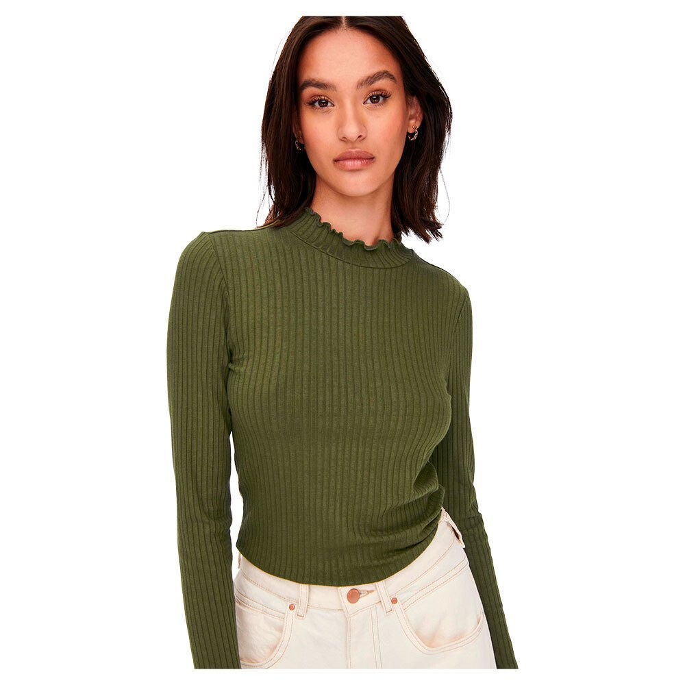 

Футболка Jdy Fransiska Long Sleeve Roll Neck, зеленый