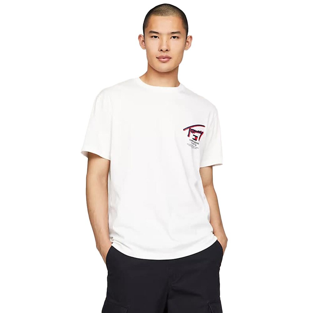 

Футболка с коротким рукавом Tommy Jeans Reg 3D Street Signtr Ext, белый