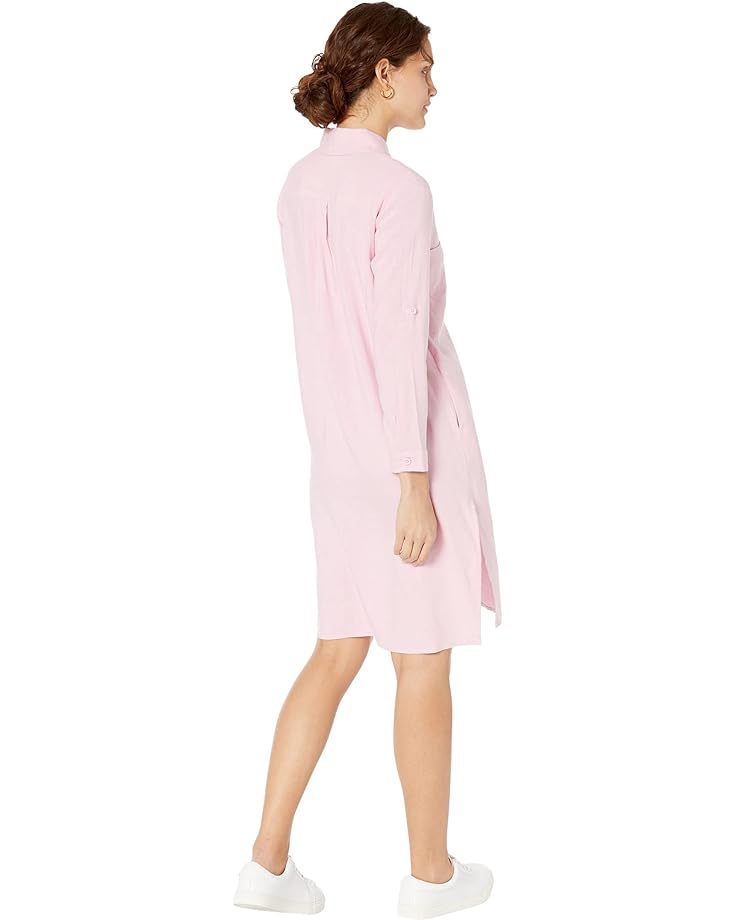 Платье MONROW Linen Shirtdress, цвет Bubble Gum цена и фото