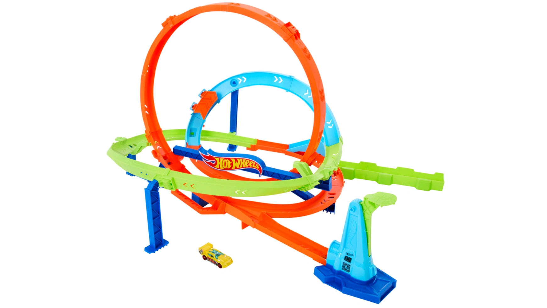 hot track builder circle track game and race set Hot wheels экшен hyper loop extreme Mattel