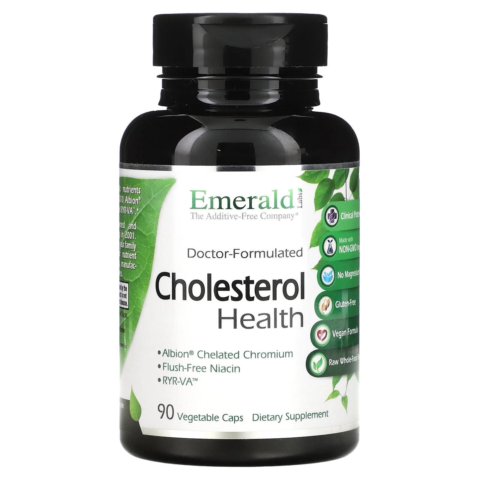 Emerald Laboratories Cholesterol Health 90 капсул в растительной оболочке цена и фото