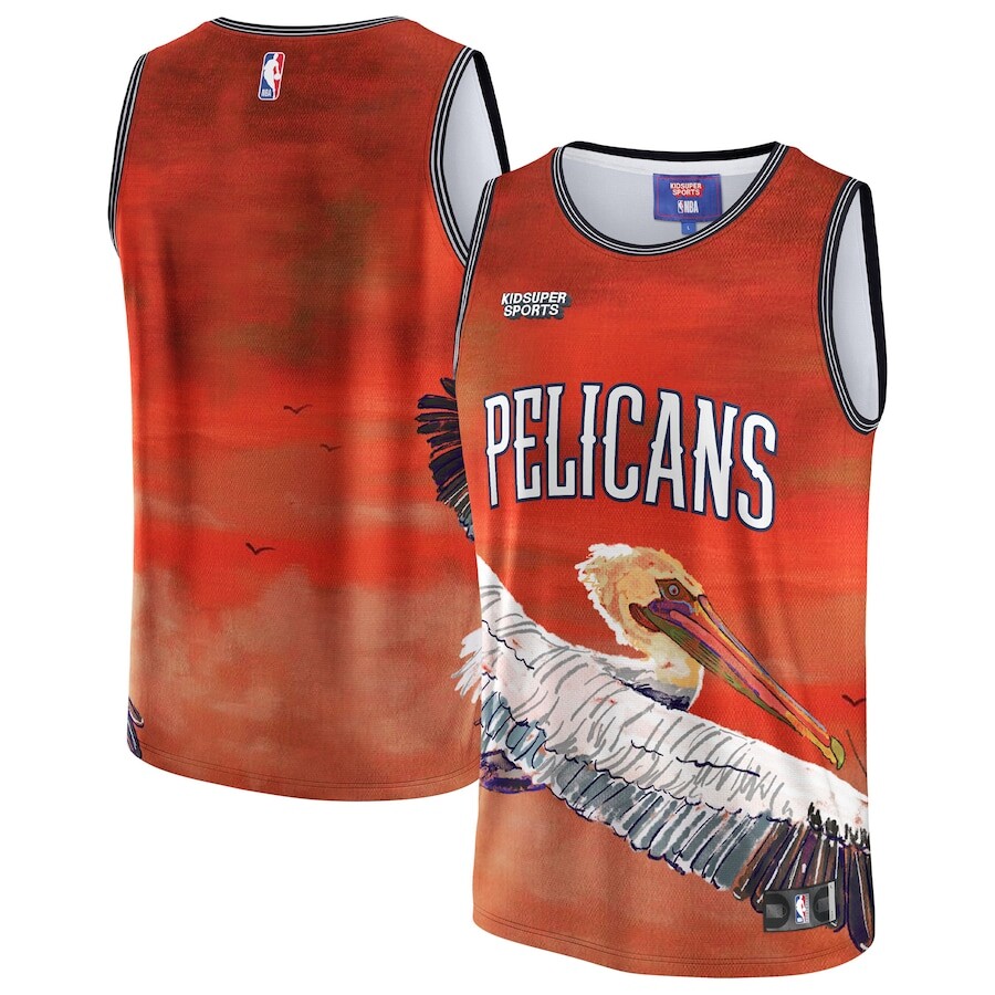 

Майка KidSuper New Orleans Pelicans, красный