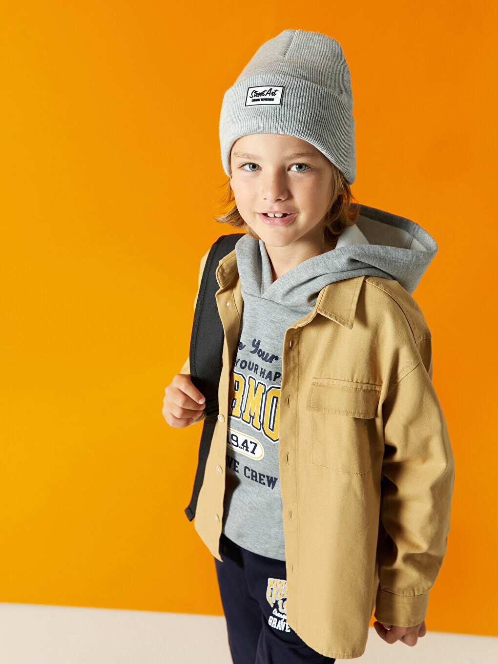 

Удобная рубашка для мальчика LCW Kids, бежевый