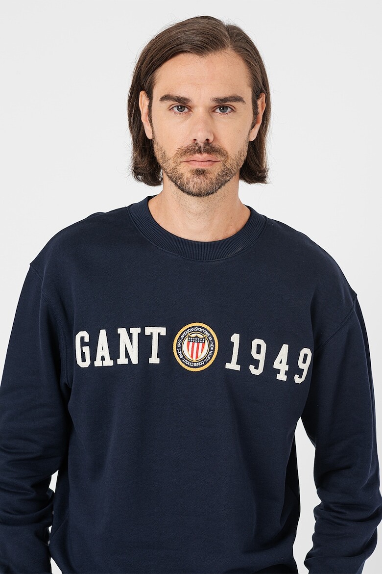 

Хлопковая толстовка с гербом Gant, белый