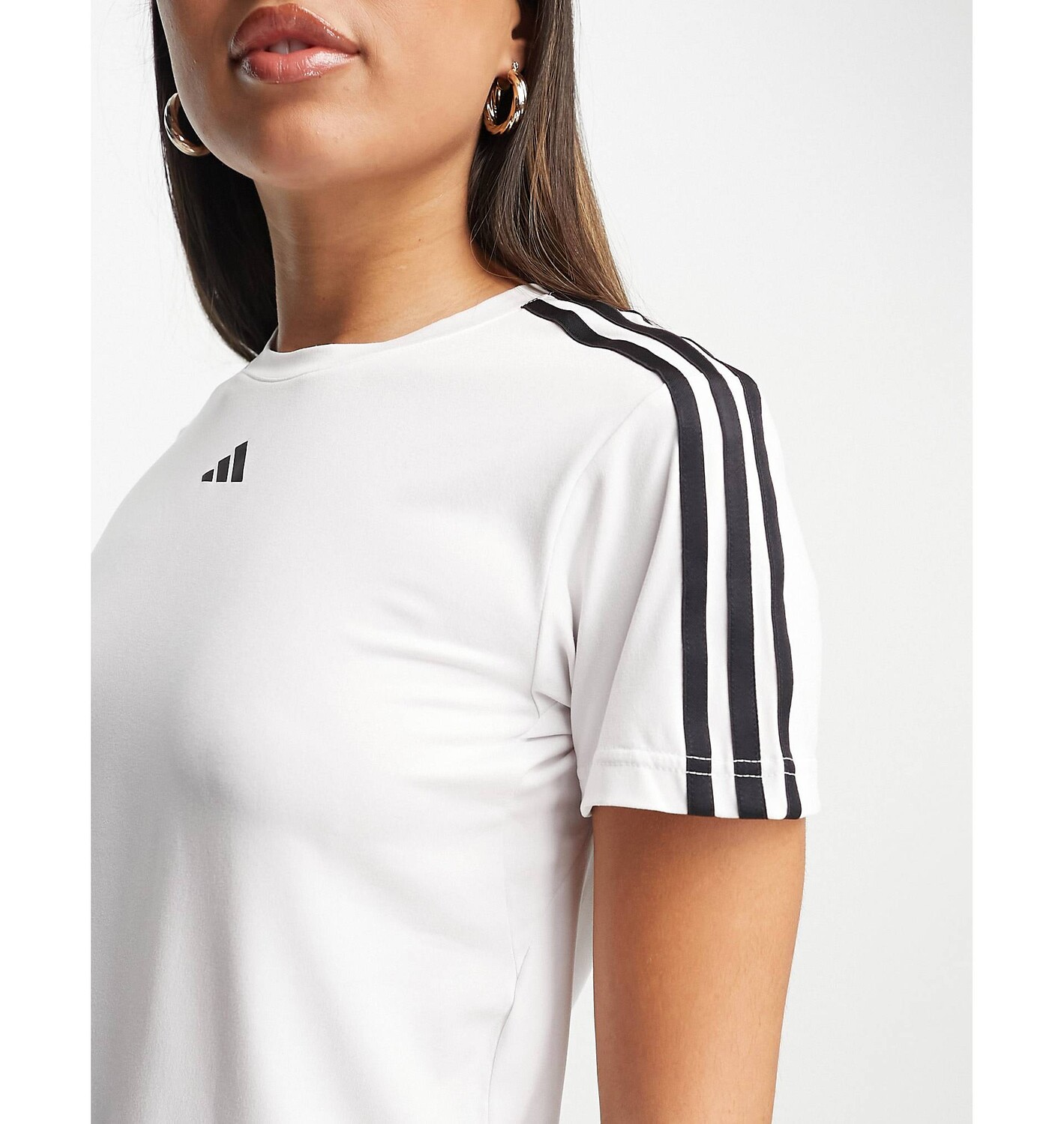 

Белая футболка с 3 полосками adidas Training Train essentials adidas performance, Белый