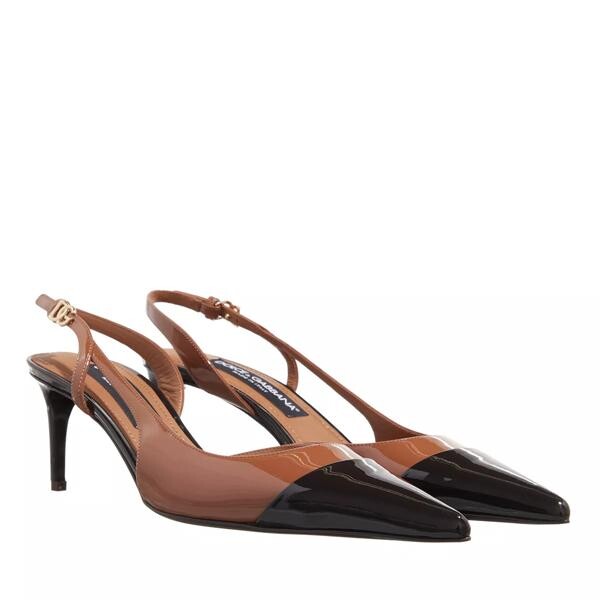 

Туфли patent leather slingbacks Dolce&Gabbana, коричневый