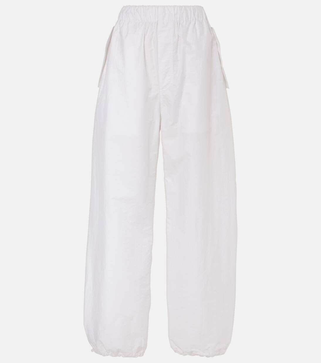 

Пляжные спортивные брюки из хлопковой смеси Wardrobe.Nyc, белый