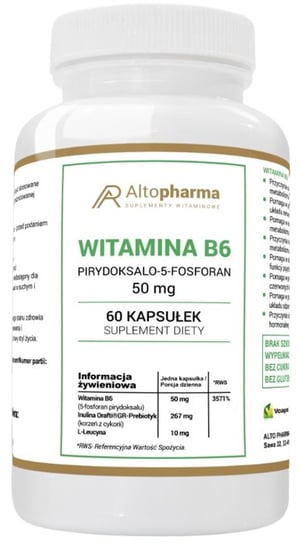 цена AltoPharma, Витамин B6 P-5-P, 60 капс. Inna marka