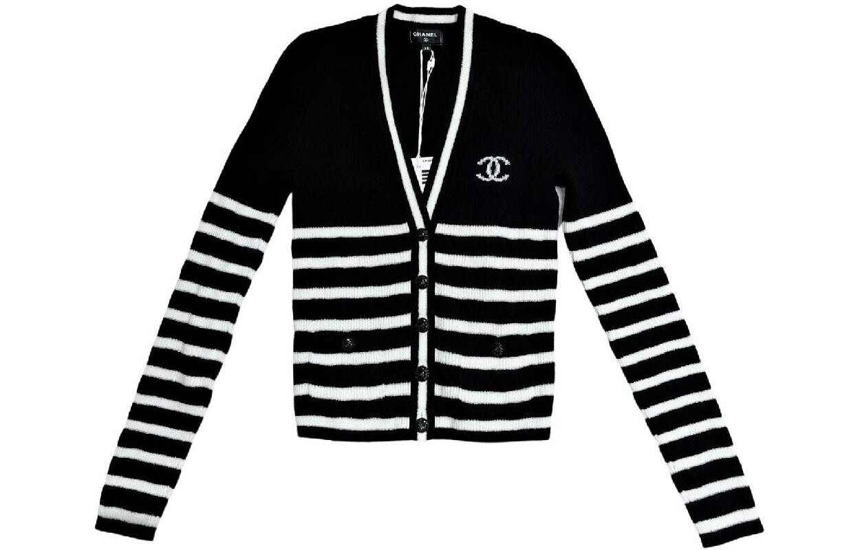 

Кашемировый свитер женский черный Chanel