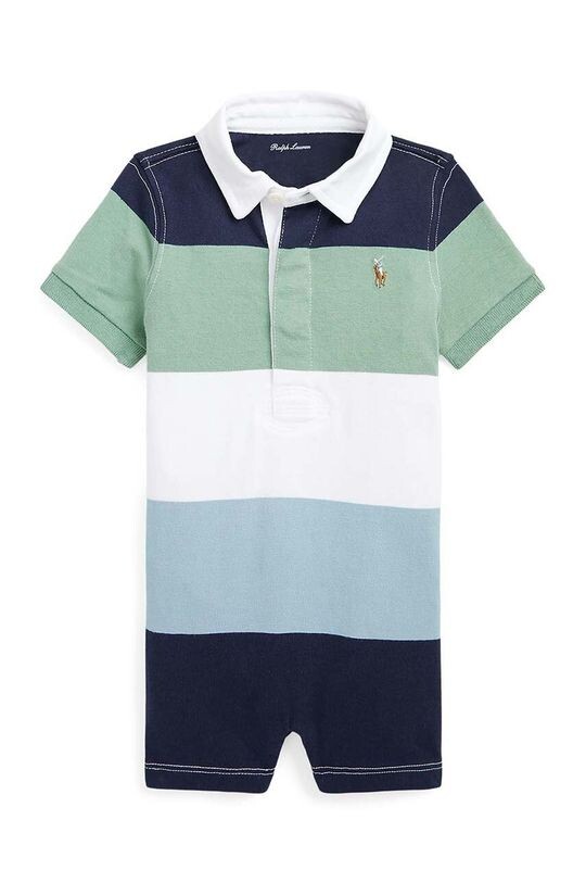 

Хлопковый детский комбинезон Polo Ralph Lauren, мультиколор