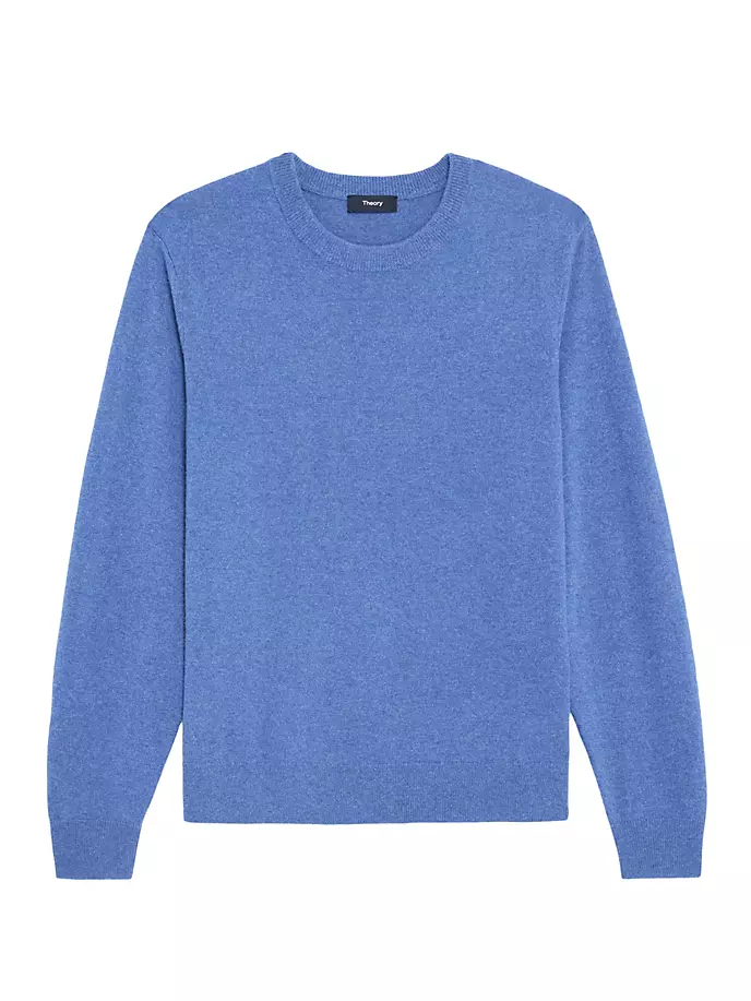 Кашемировый свитер Hilles Theory, цвет indigo melange