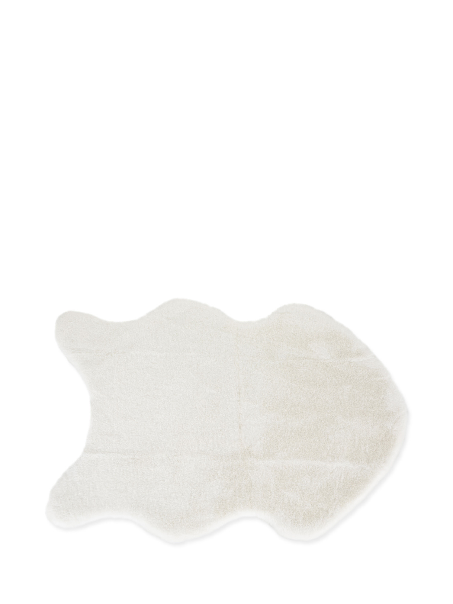 цена Прикроватный коврик из искусственного меха Coincasa, белый