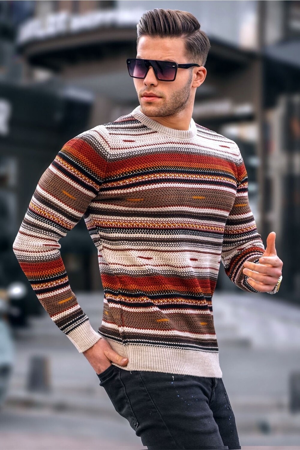 

Свитер Madmext, бежевый