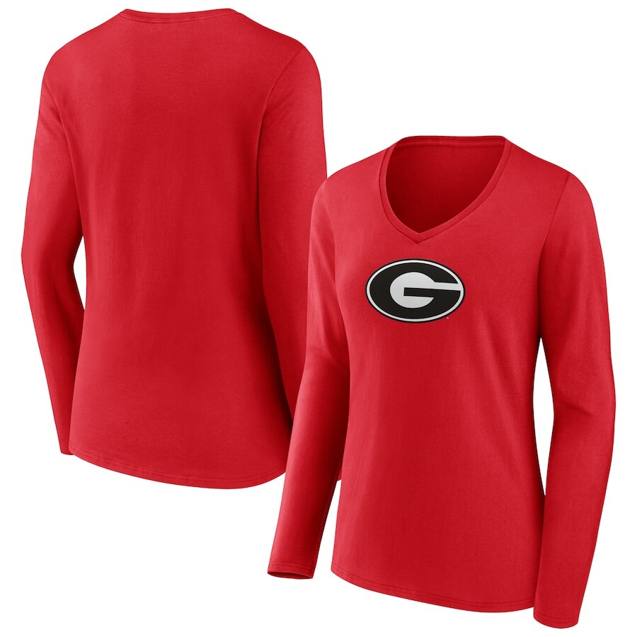 

Футболка с длинным рукавом Fanatics Branded Georgia Bulldogs, красный