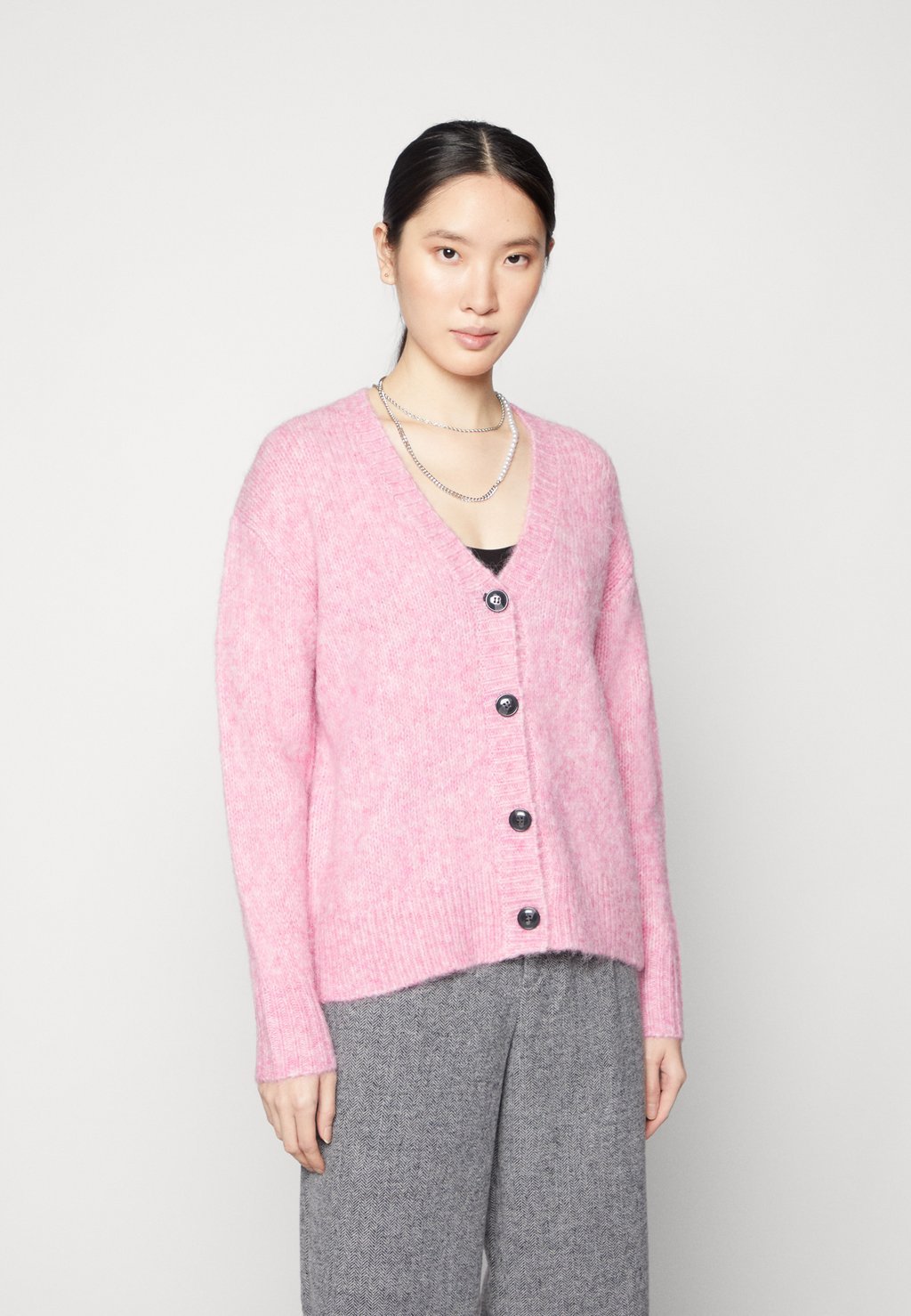 

Кардиган Kaffe Zaroline Cardigan, розовая глазурь, Розовый