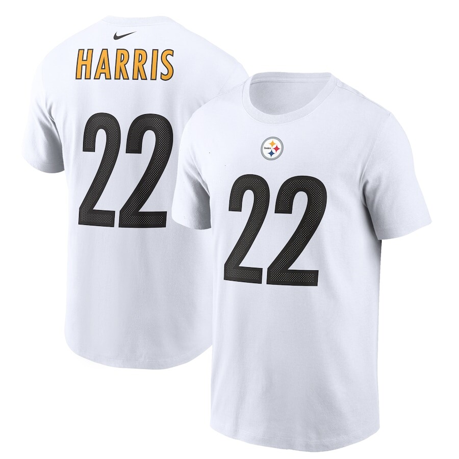 

Футболка с именем и номером Nike Pittsburgh Steelers, белый