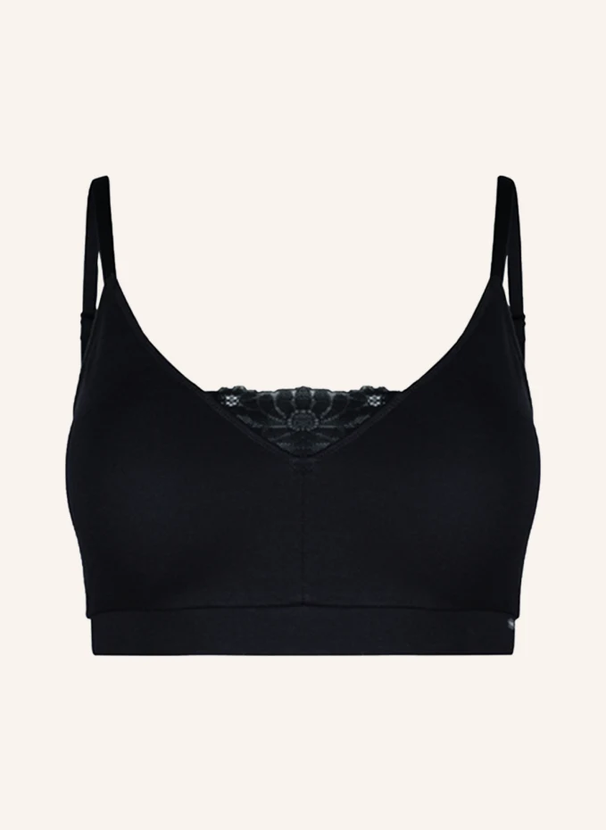 

Треугольный бюстгальтер every day in cotton lace Skiny, черный