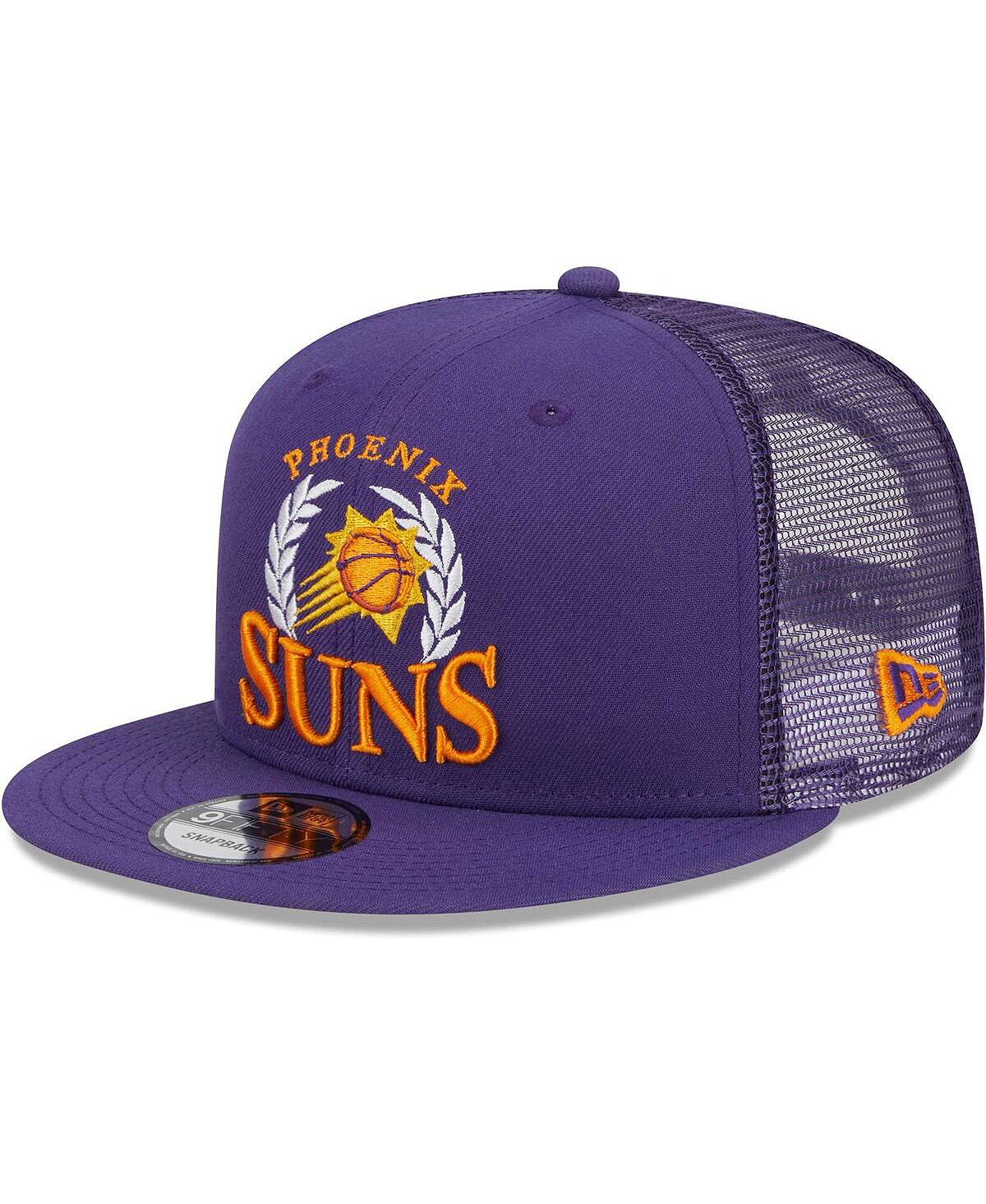 Мужская фиолетовая кепка Phoenix Suns Bold Laurels 9FIFTY Snapback New Era