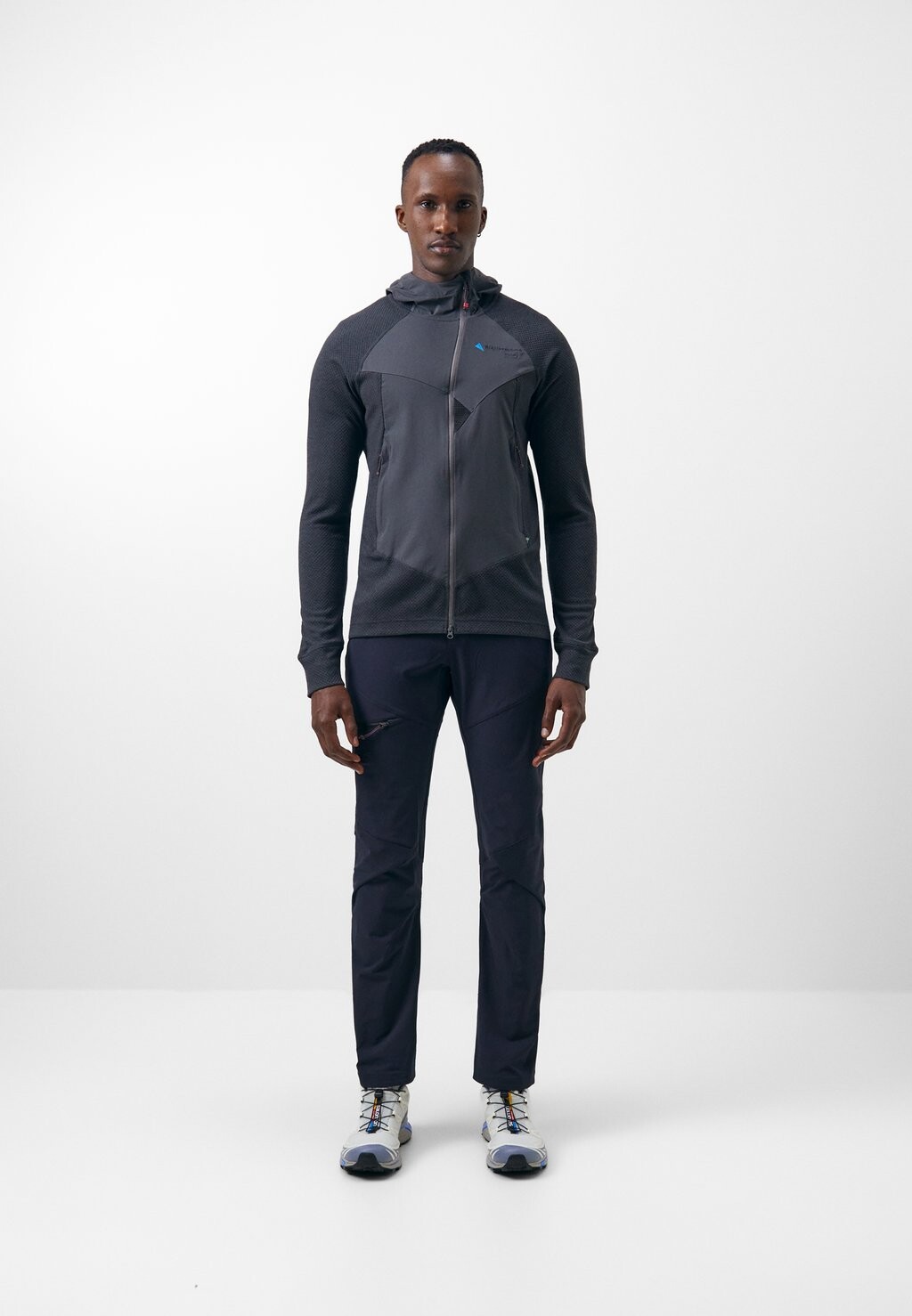 

Толстовка на молнии Hugin Zip Hoodie Klättermusen, цвет raven