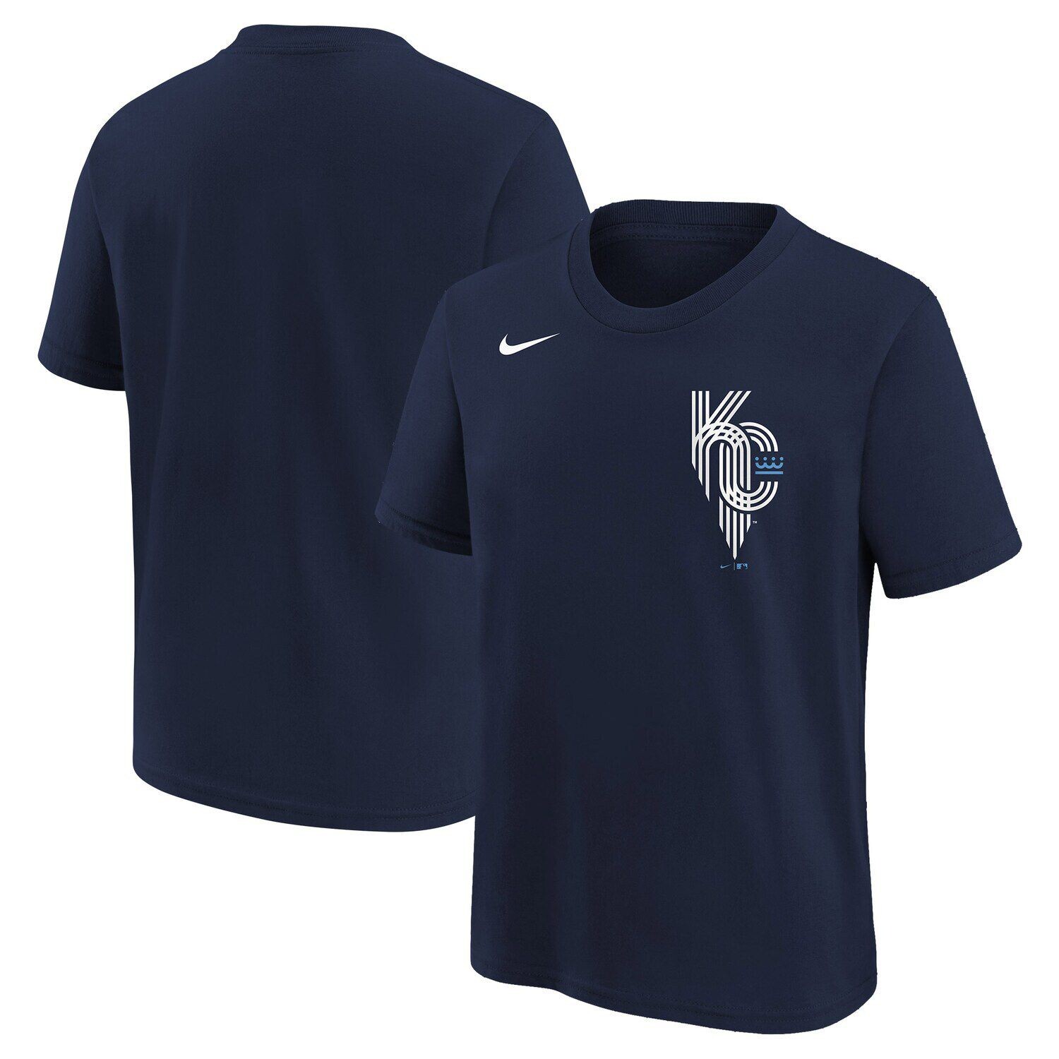 

Молодежная футболка Nike Kansas City Royals 2022 City Connect с надписью Nike