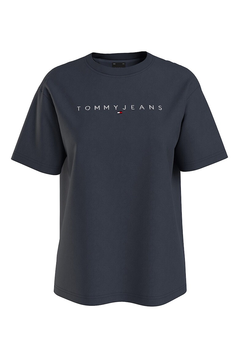 

Футболка из органического хлопка с вышитым логотипом Tommy Jeans, синий