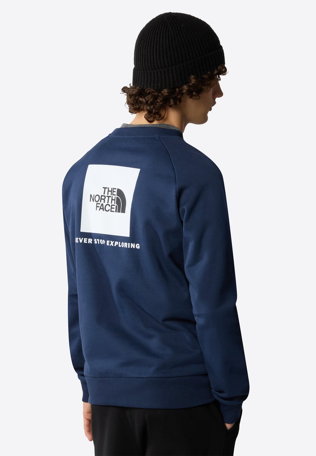 

Толстовка Raglan Crew The North Face, цвет summit navy