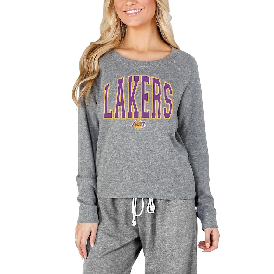 

Футболка с длинным рукавом Concepts Sport Los Angeles Lakers, серый