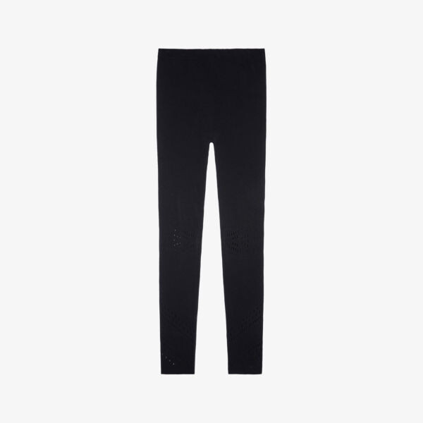 

Леггинсы Rogers из эластичной ткани с перфорацией Zadig&Voltaire, цвет noir