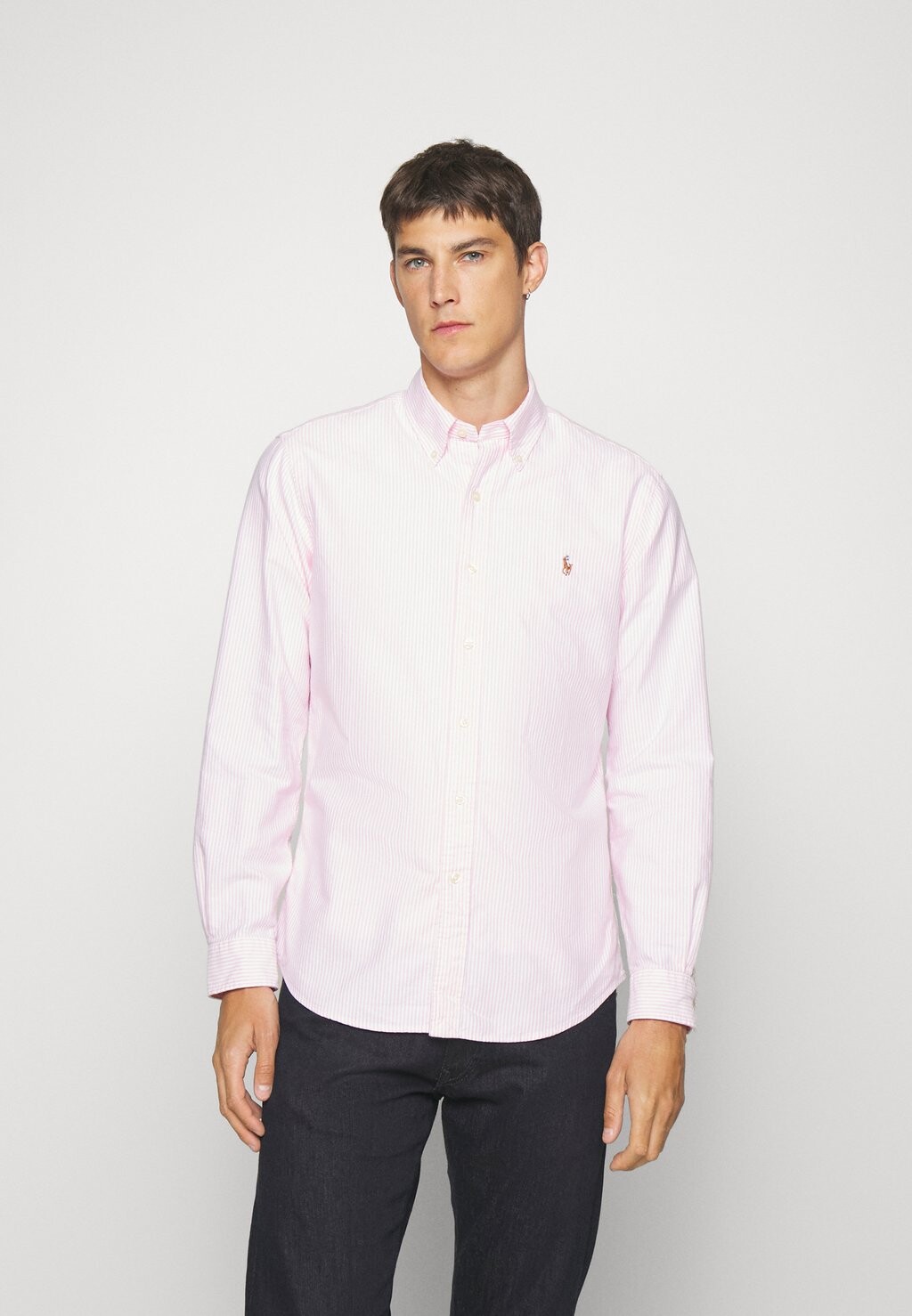 

Рубашка LONG SLEEVE SPORT Polo Ralph Lauren, новый розовый/белый