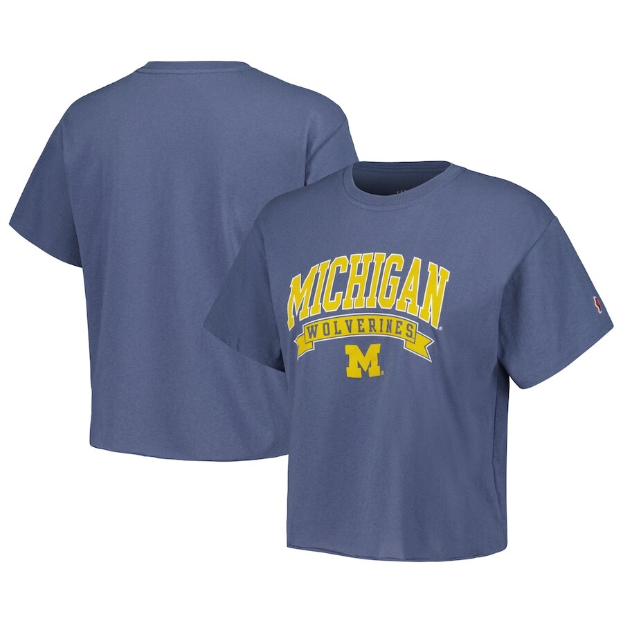 

Футболка с коротким рукавом League Collegiate Wear Michigan Wolverines, нави