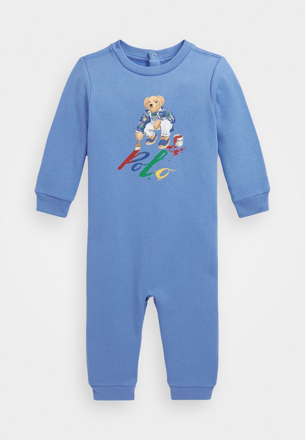 2021 summer new polo shirt men Комбинезон BABY BEAR ONE PIECE COVERALL Polo Ralph Lauren, цвет summer blue