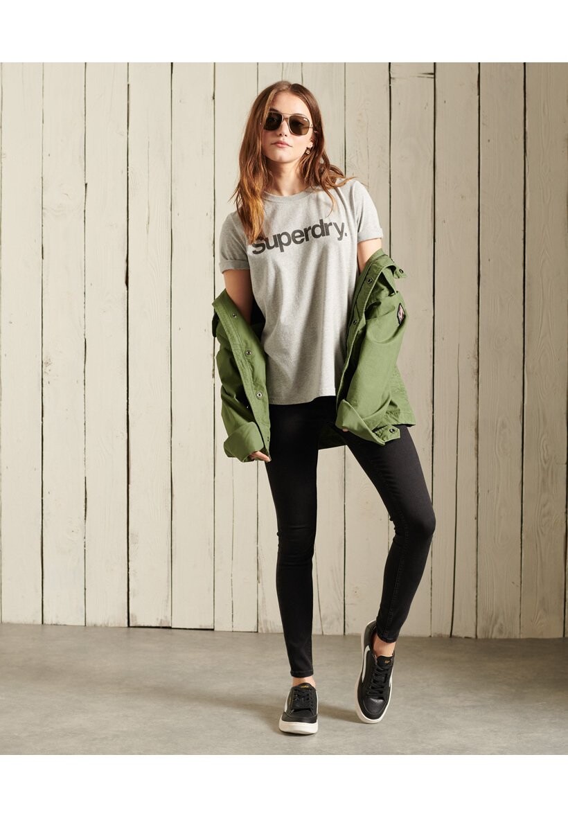 

Футболка с принтом Superdry, Серый