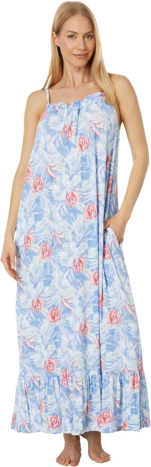 

Платье макси без рукавов Tommy Bahama, цвет Blue Floral