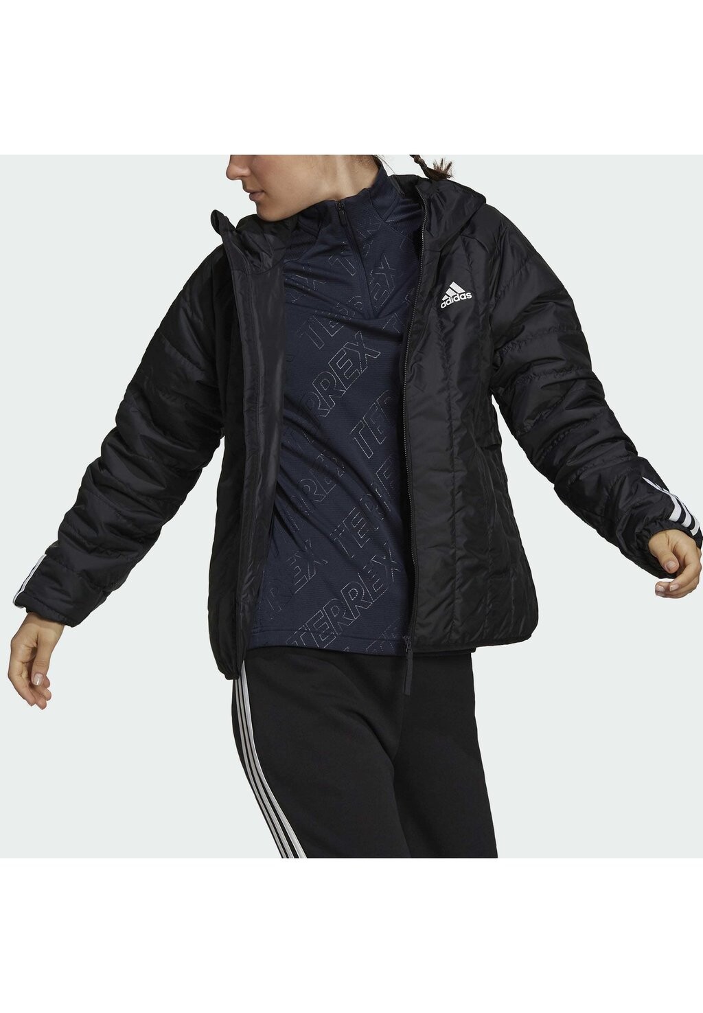

Беговая куртка Adidas, черный